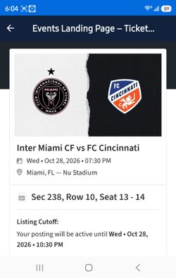 Inter Miami Tickets