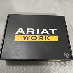 Ariat work boots.