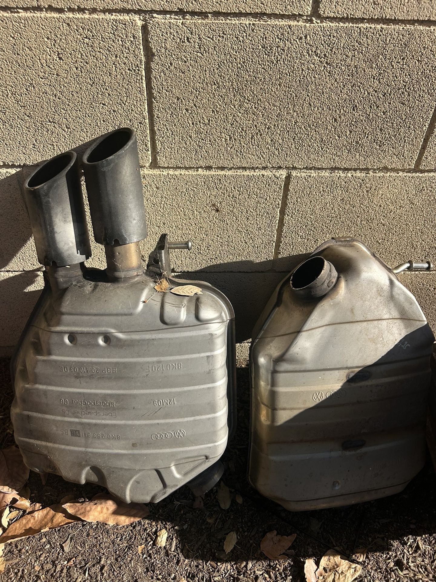 2014 Audi A4 Quattro Original Exhaust