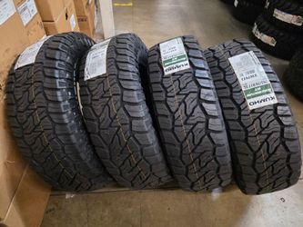 32" KUMHO ROAD VENTURE RT tires 265-70R17