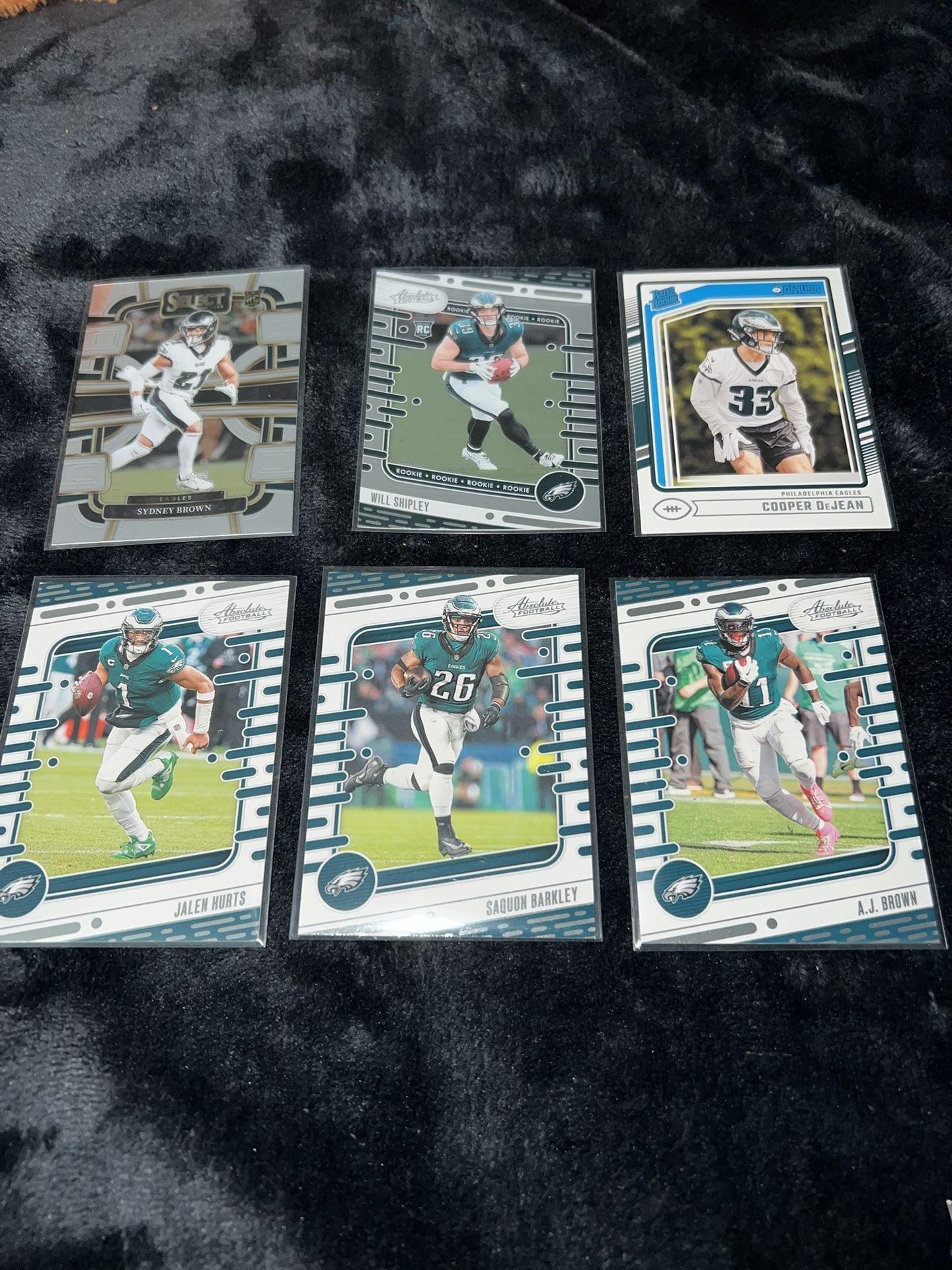 Philadelphia Eagles Rookie And non rookie Trading cards