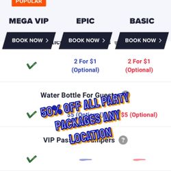 Sky zone Tickets