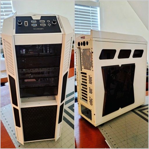 Rosewill Gaming ATX Full Tower Computer Case Cases Thor V2 White THOR.