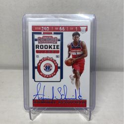 2019 /20 Panini Contenders Draft Picks Admiral Schofield Rookie Ticket Auto # 127