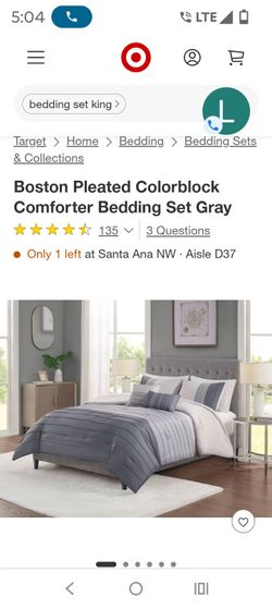 Boston Comfortes Set Bed Full Zize New