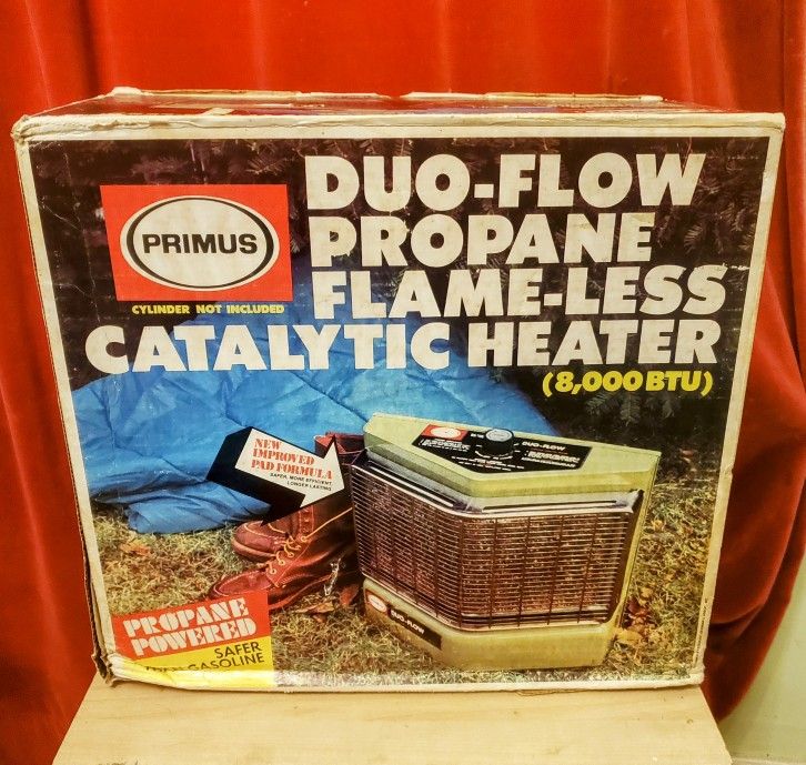Flameless Catalytic Heater 8000 BTU Dual-flow Propane By Primus
