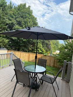 Patio furniture set