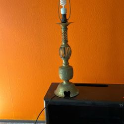 2 Vintage Brass Lamps