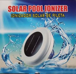 Brand NEW Solar Pool Ionizer Use 85% Less Chlorine Kills Algae in POOL Keeps Pool Cleaner and Clear Brand New In Box Solar Pool Ionizer!