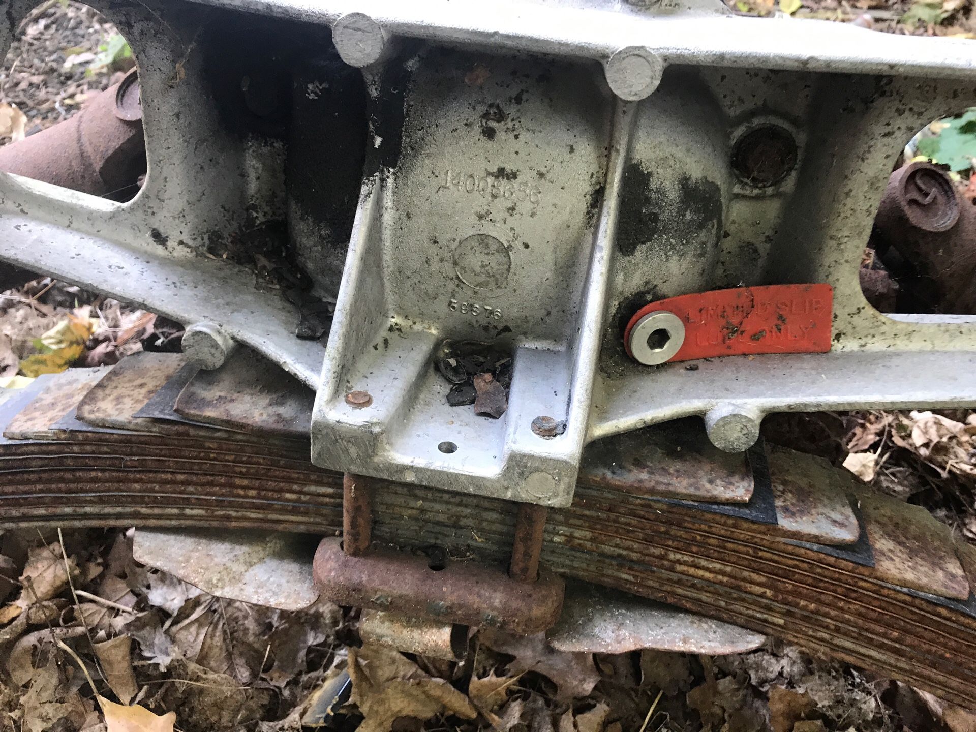 Chevy C3 corvette rear differential Assembly  In Good Working Order With Axles And Calipers