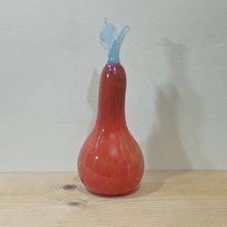 Vintage Hand-Blown Art Glass Piece - Pear Shaped - MCM