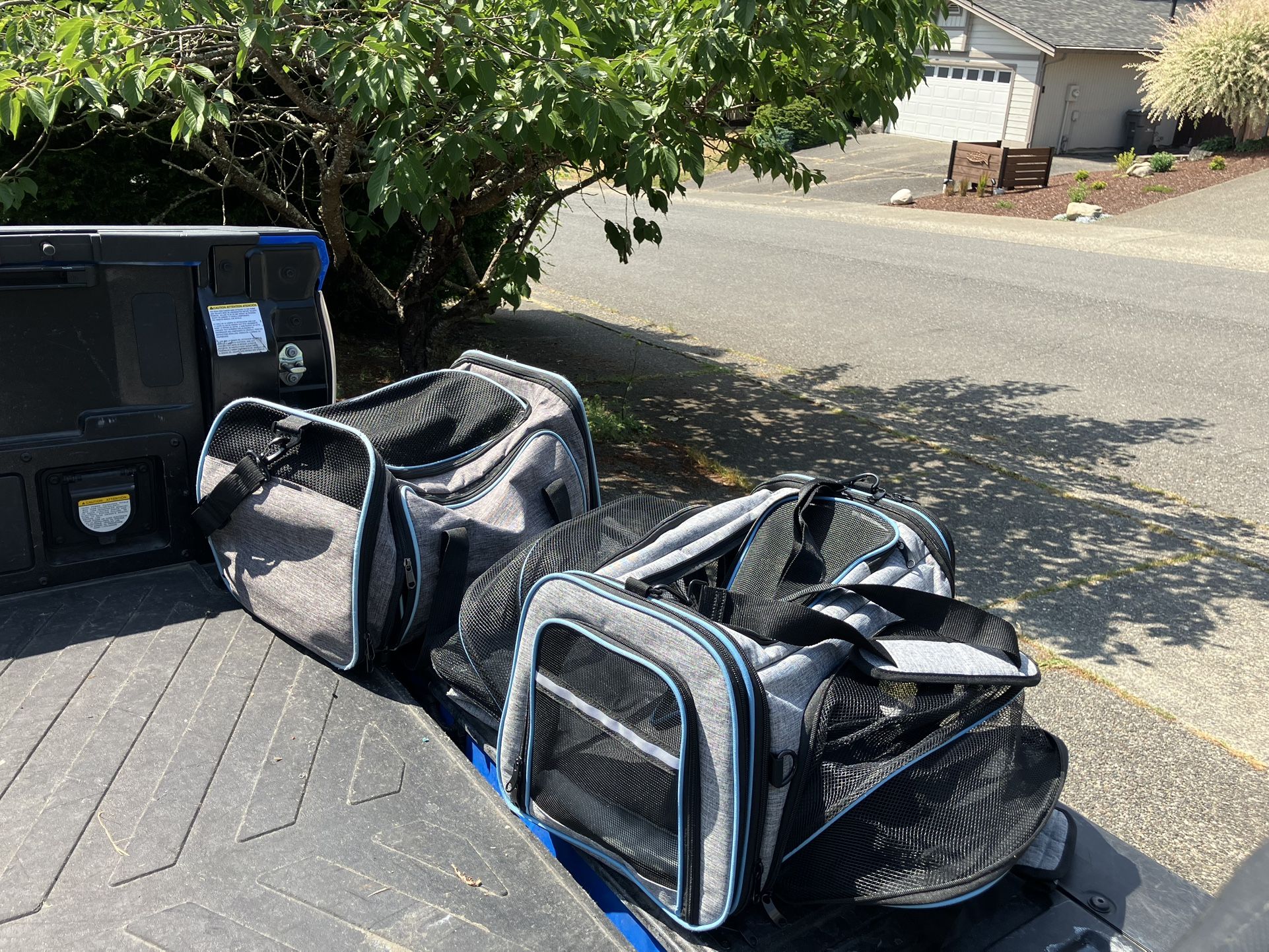 Small Dog Cat Rabbit Bunny Soft Travel Airline Approved Carrier Like New $25 Each