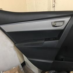 2016 Corolla Rear Left Door Panel