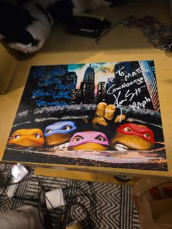 Signed ninja turtles