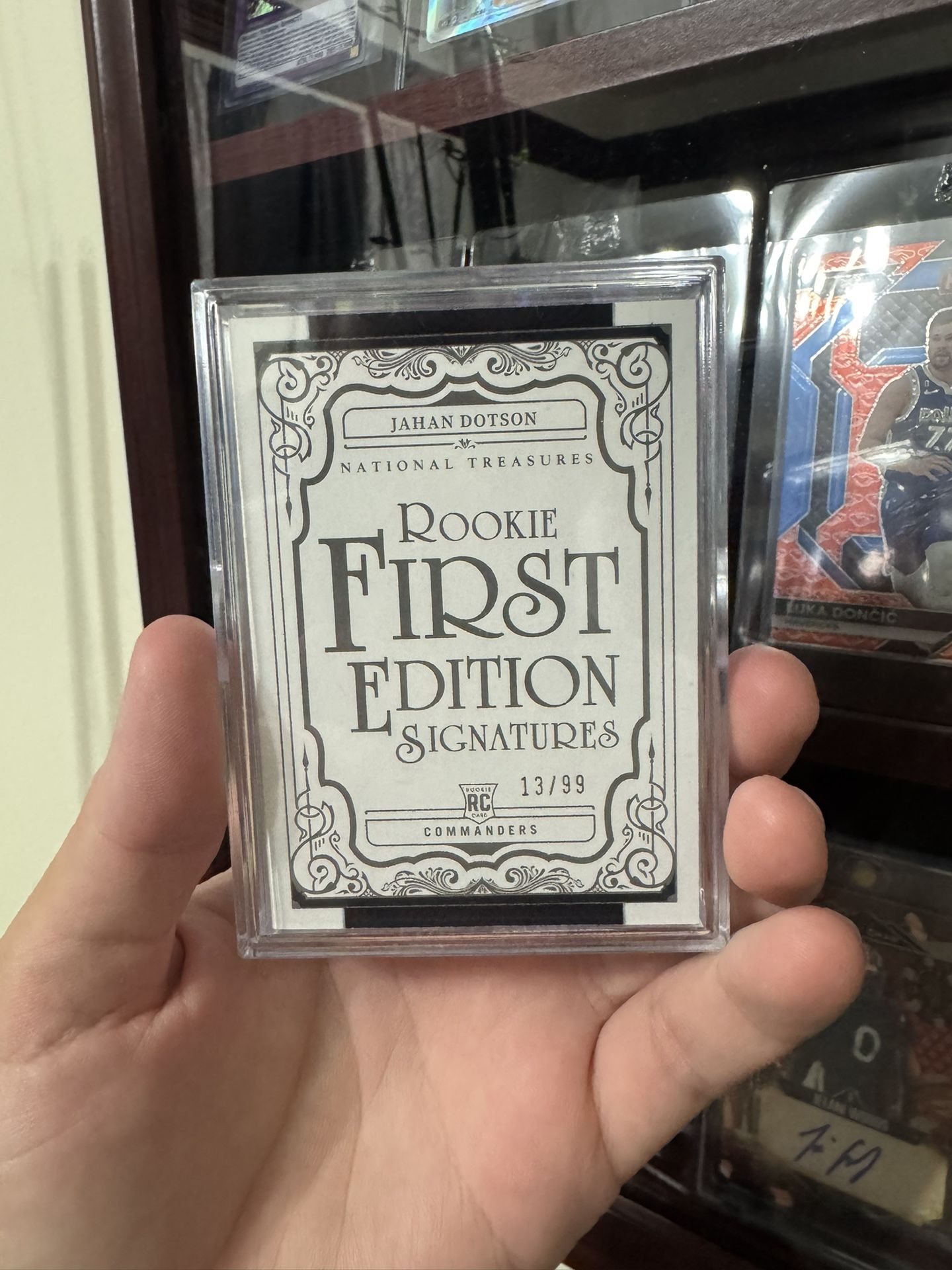 2022 National Treasures First Edition Signatures Jahan Dotson RPA /99 Booklet