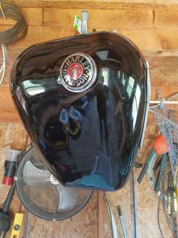 Vintage Harley davidson tank.