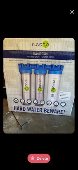 WATER FILTER AND SOFTENER - Manor Trio - New
