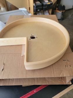 18 inch wood Lazy susan