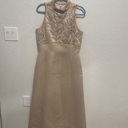 Bzar Formal A Line Dress Size 14 Color Cream With Shaw