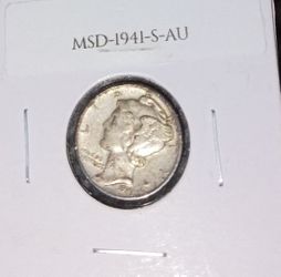 1941-  S. Liberty Dime 
