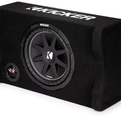 KICKER Comp 10" (25cm) Subwoofer in Down Firing Encl, 4-Ohm, RoHS Compliant