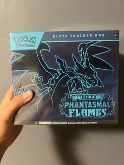 SEALED Mega Evolution’s Phantasmal Flames ETB, booster bundle, and Chaos Rising ETB