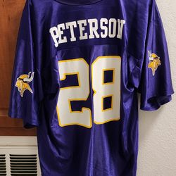 Vintage Adrian PetersonVikings #28 Jersey L