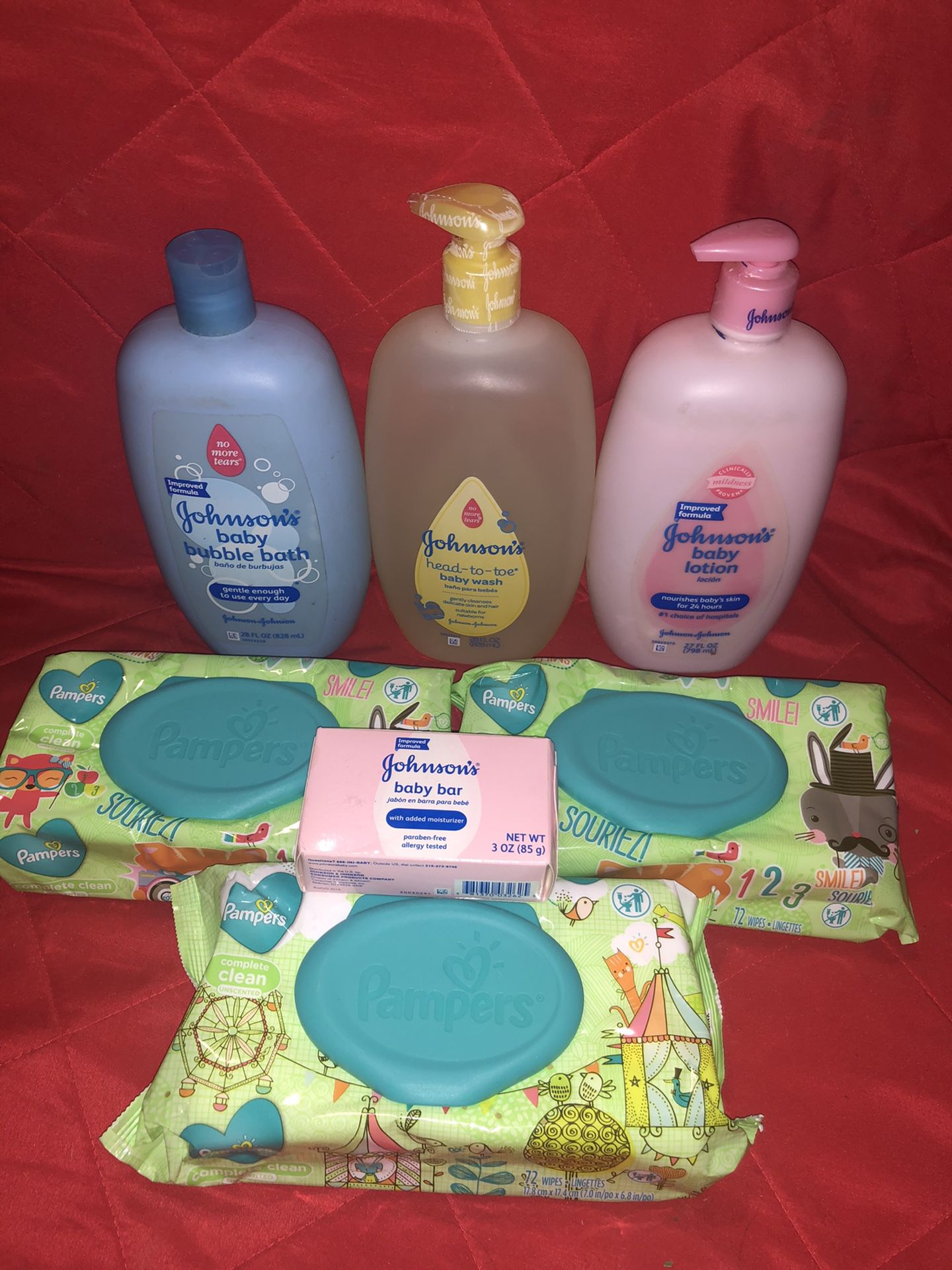 Johnson baby bundle or baby shower gift set
