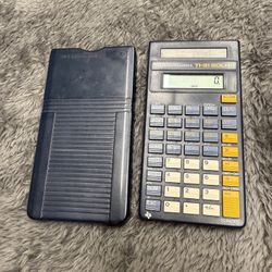 Vintage Early 1990’s Texas Instruments TI-81 Solar Calculator with Case! 