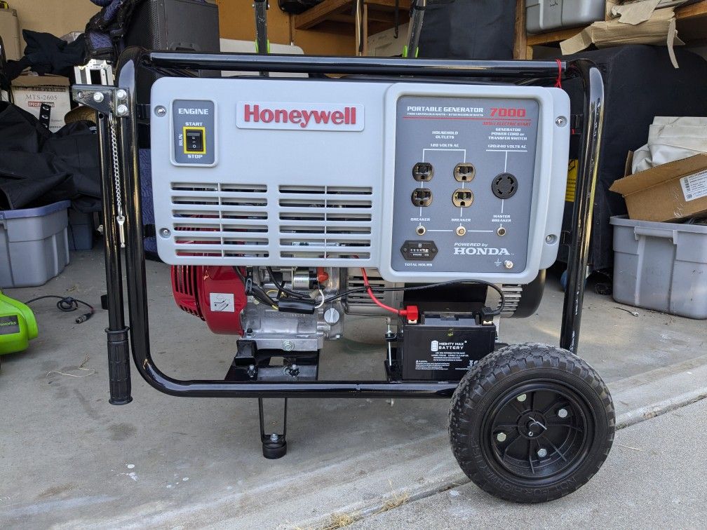 Honeywell Honda 7000 Watt Electric Start Generator