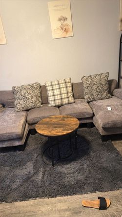 Couch and coffee table