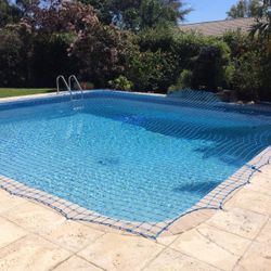 WaterWarden Premium Aboveground Pool Safety Net Cover 16’ x 16’