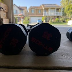 2x 35 Lb Dumbbells 