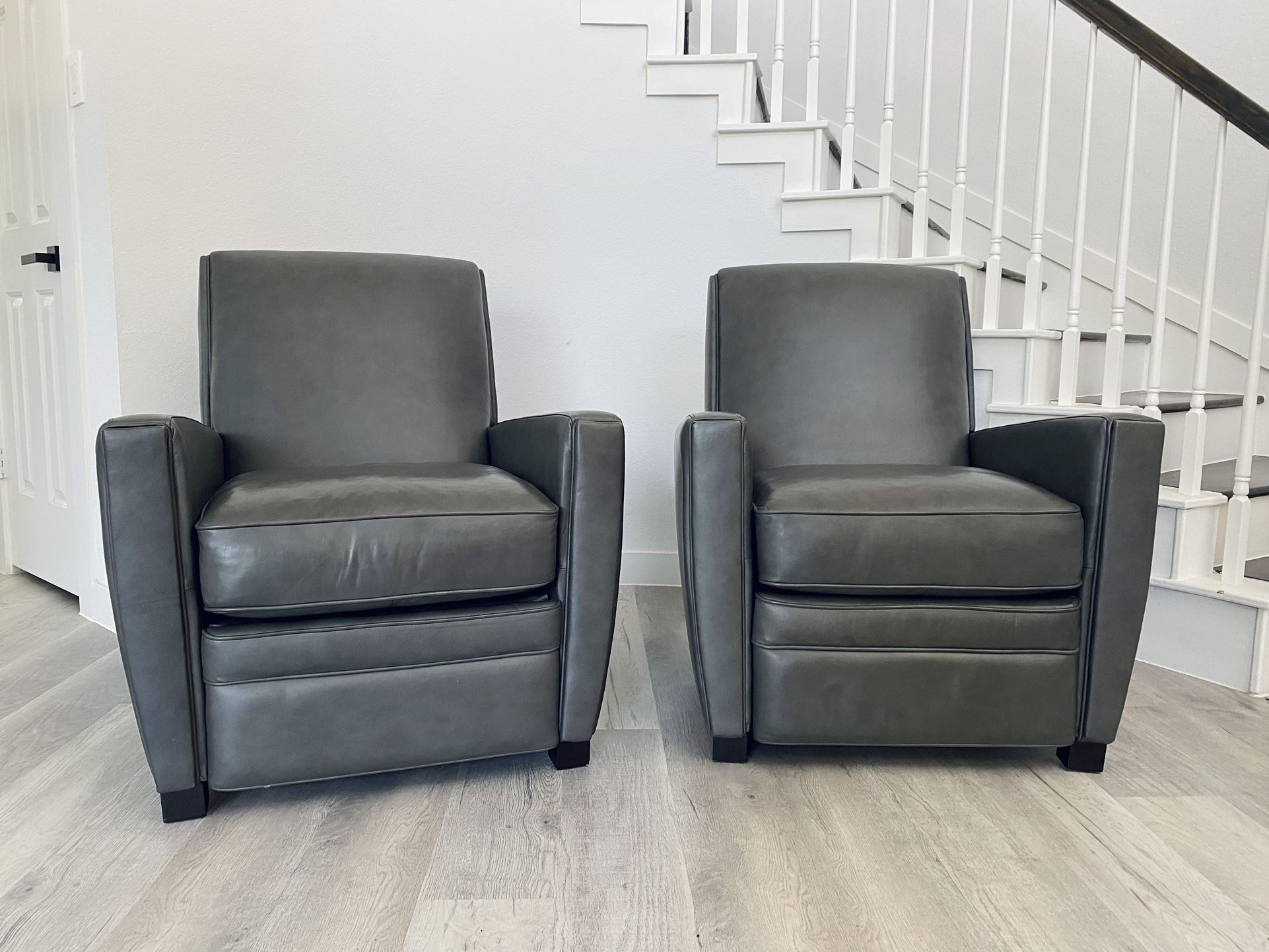 Bernhardt Bastille Leather Recliners (FREE DELIVERY)