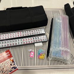 Brand New American Mahjong Game Set with Accessories