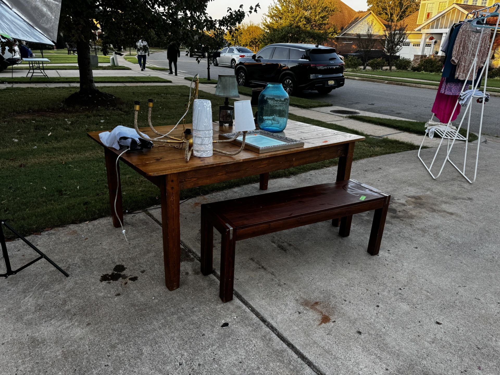 Dining Room Table With Bench