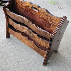 Vintage magazine rack