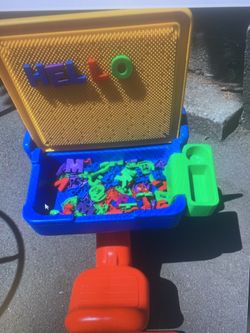Activity Chair With Letters And Numbers
