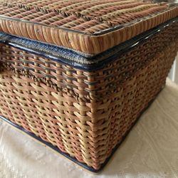 Really Good Old Sewing Box Comes With Needles And Buttons 