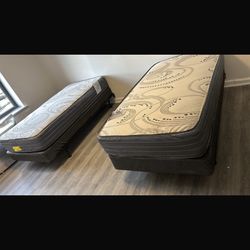 120 Single Beds Box And Mattress