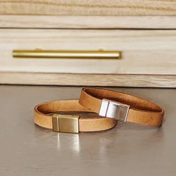 Personalized Leather Bracelet