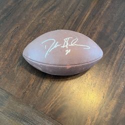 Deion Sanders Autographed Football