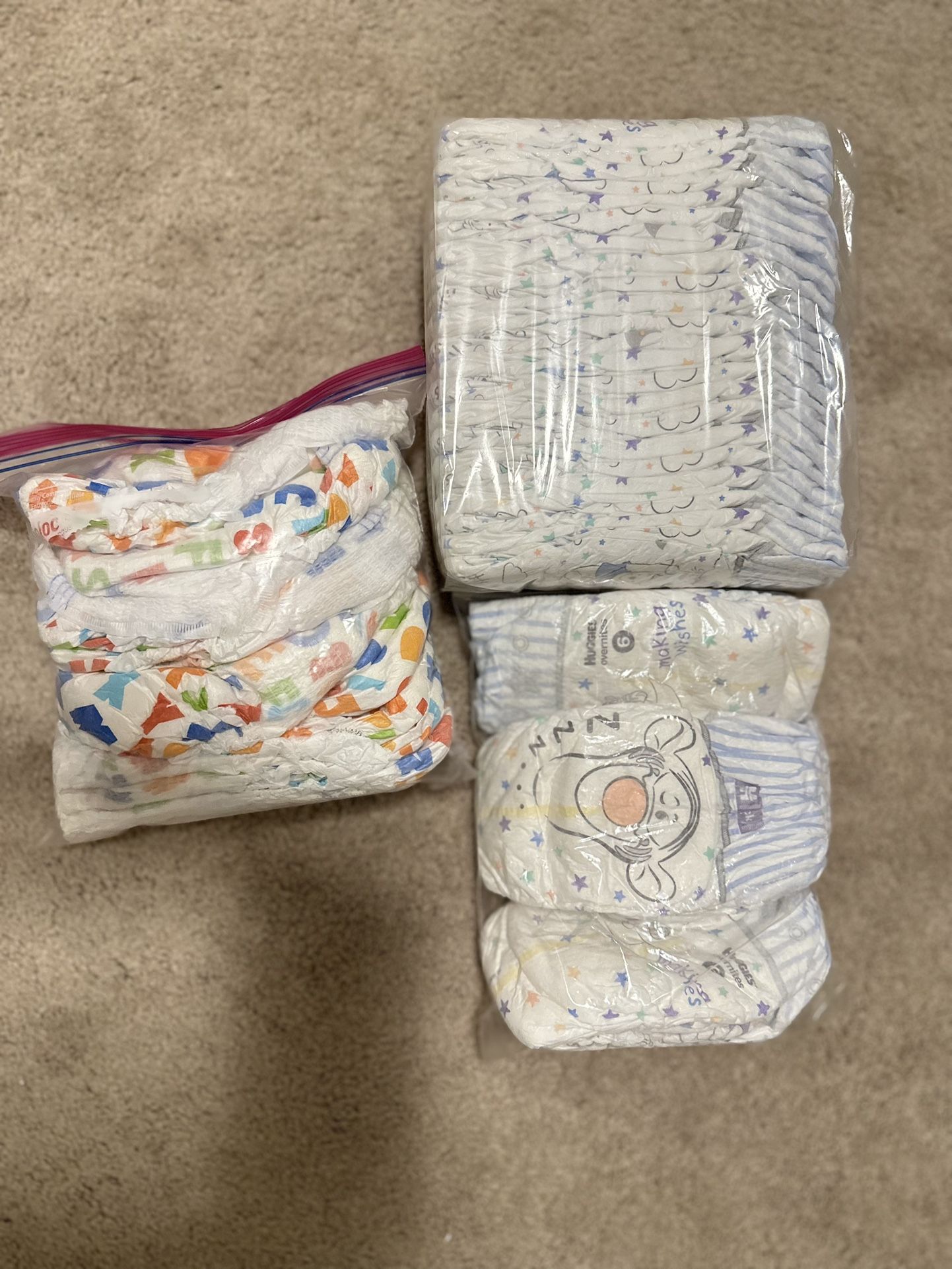 Free diapers, Size 6 and 5