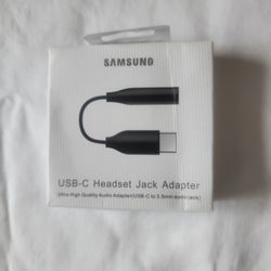 USB-C Headset Jack Adapter To 3.5mm Audio 