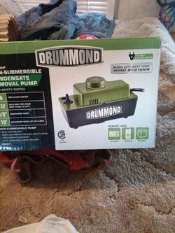 DRUMMOND condensate removal pump