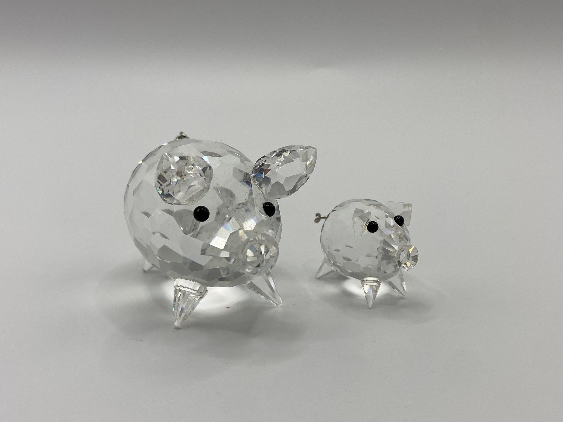 Swarovski Crystal Pigs Set
