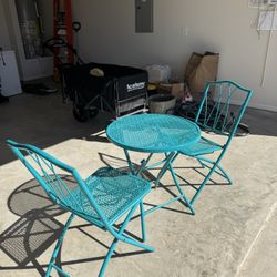 Tiffany Blue Patio Set! 