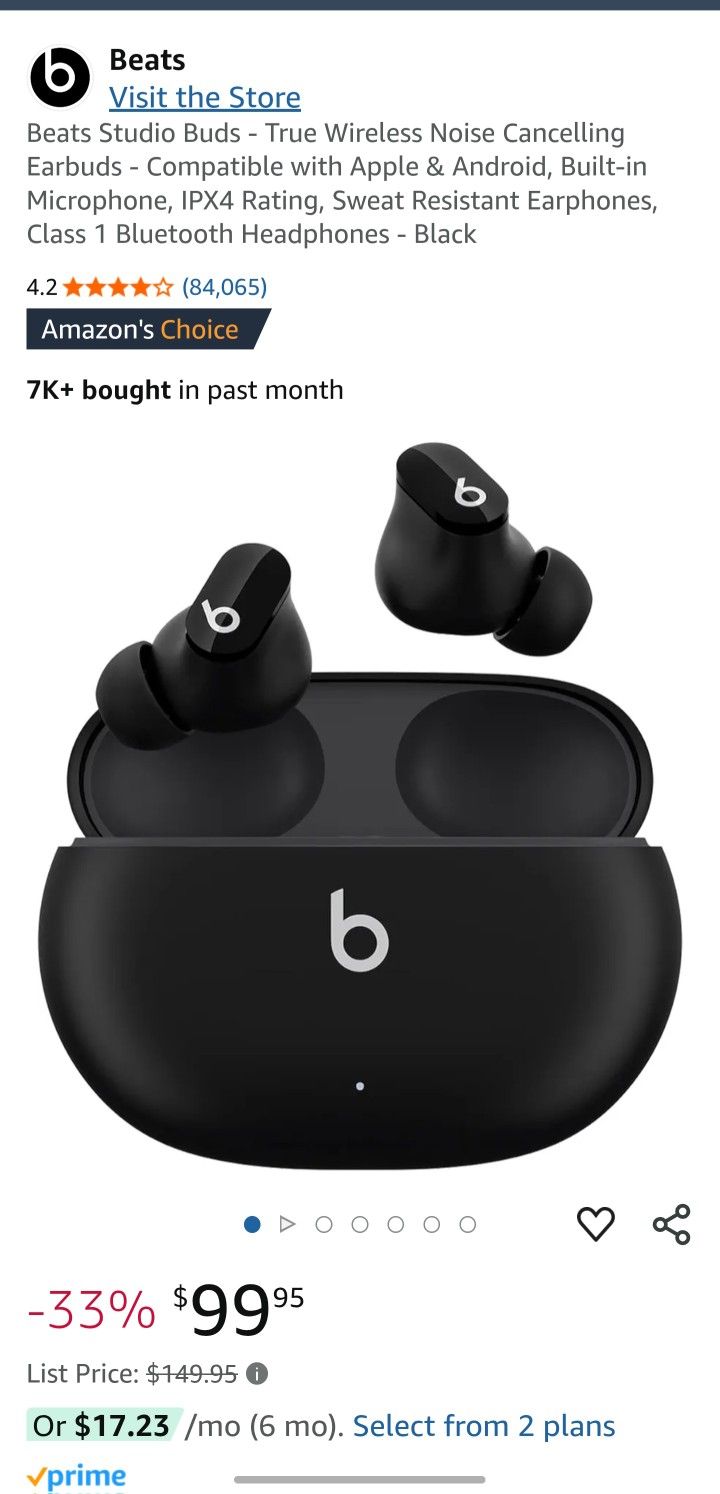 Beats Studio Buds Earphones