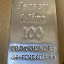 100 Oz .999 + Silver Jersey