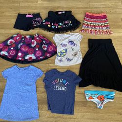 lot of 9 pieces girls size 4t / 4-5 Hello kitty And Others